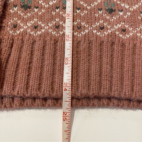 Vintage 1980's Gina Peters Knitted Geometric Pattern Cardigan Sweater Women's M - Picture 4 of 12